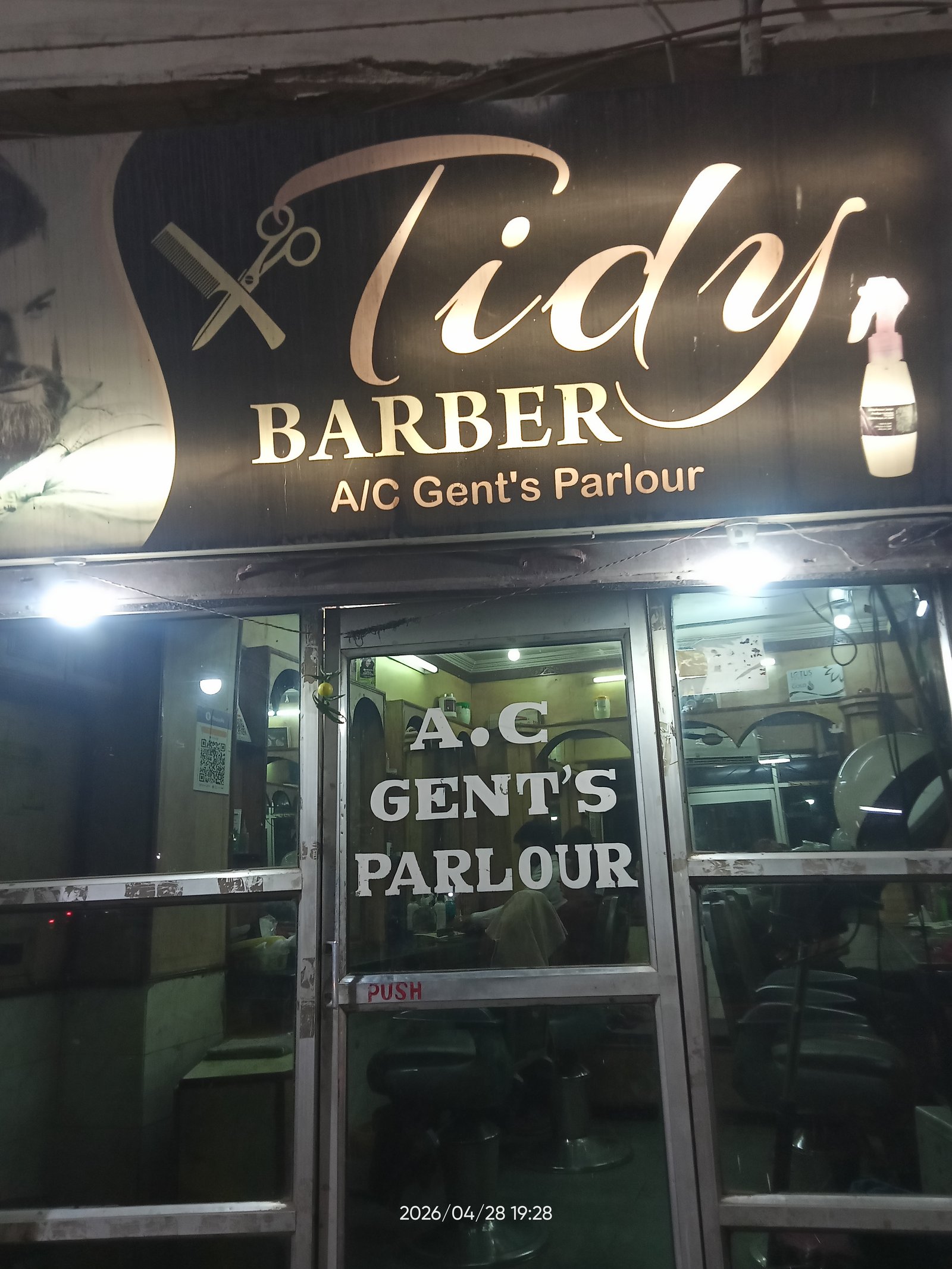 Tidy barber ac gents parlour